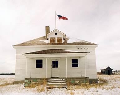 Schoolhouse in Nicodemus, KS