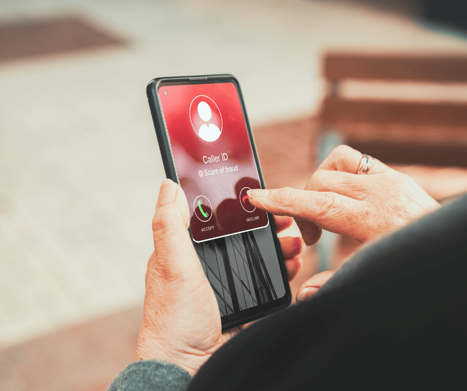 Scam alert on your phone