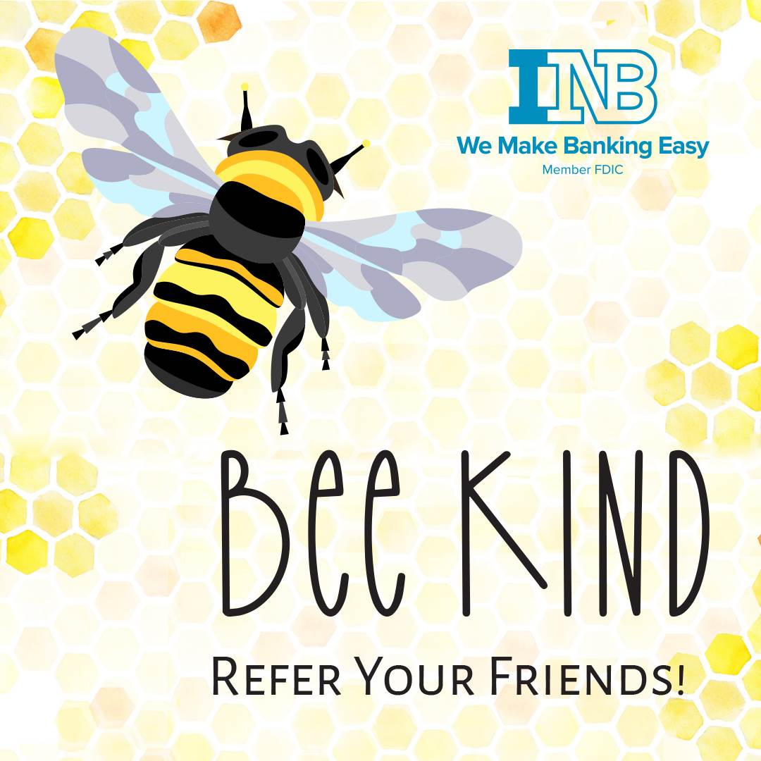 bee kind and refer your friends