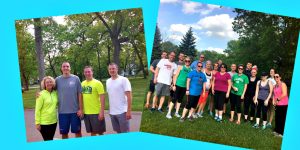 running club collage