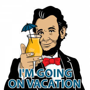 Abe, going on vacation