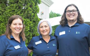 INB Communications team - Lindsay Van Zele, Marilyn Titone Schaefer and Matt Henton (summer intern)