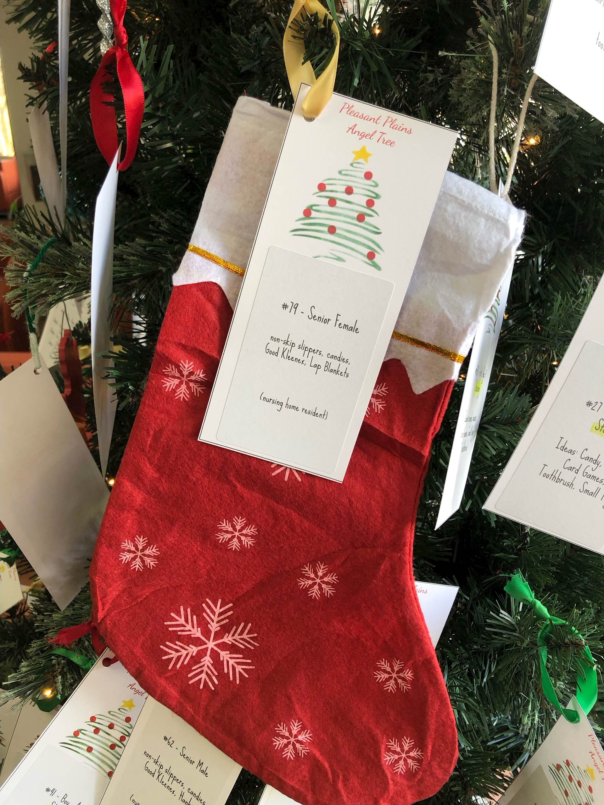 Stocking on Angel Tree