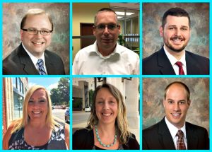 Charlie Kerwin, Larry Buske, Evan Westlake, Lisa West, Emily Francis and Adam Lofgren
