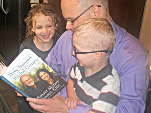 Jonathan Leonard with family