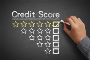 Credit score concept